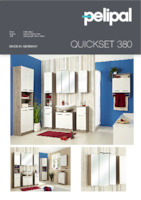 - Quickset - Badmöbel von der QUICKSET - Nr.1 Pelipal Marken 380 Badmöbel Badmöbel - zerlegt